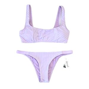New Damsel Lavender 2 Piece Bikini Swimsuit